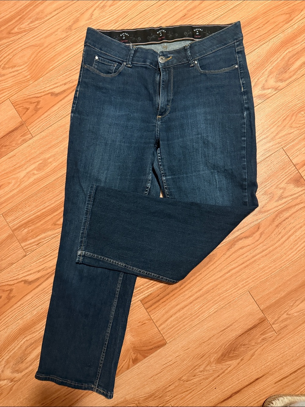 Riders by Lee Women's Boot Cut Jeans in Dark Blue